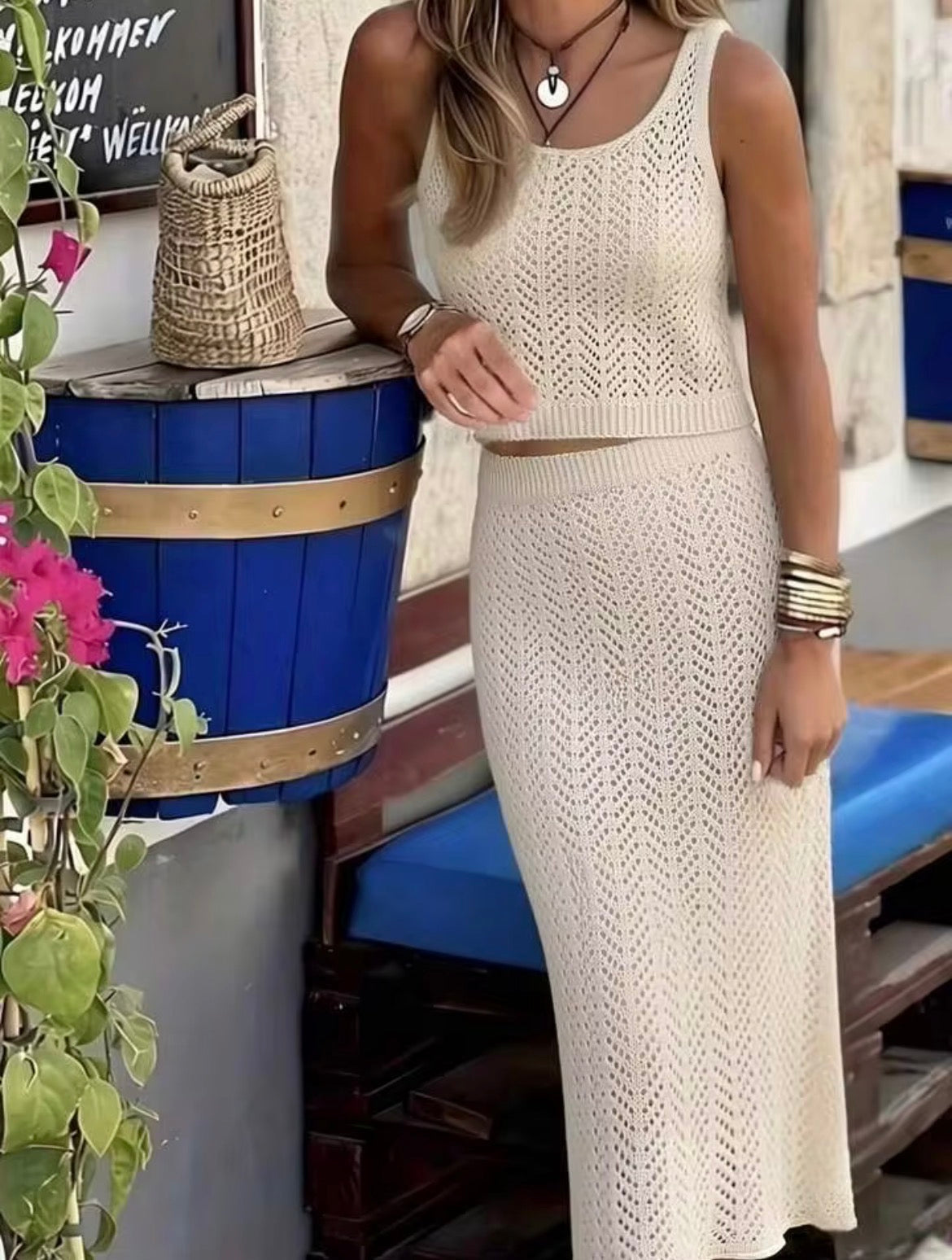 Conjunto Vera | Crochet Blanco