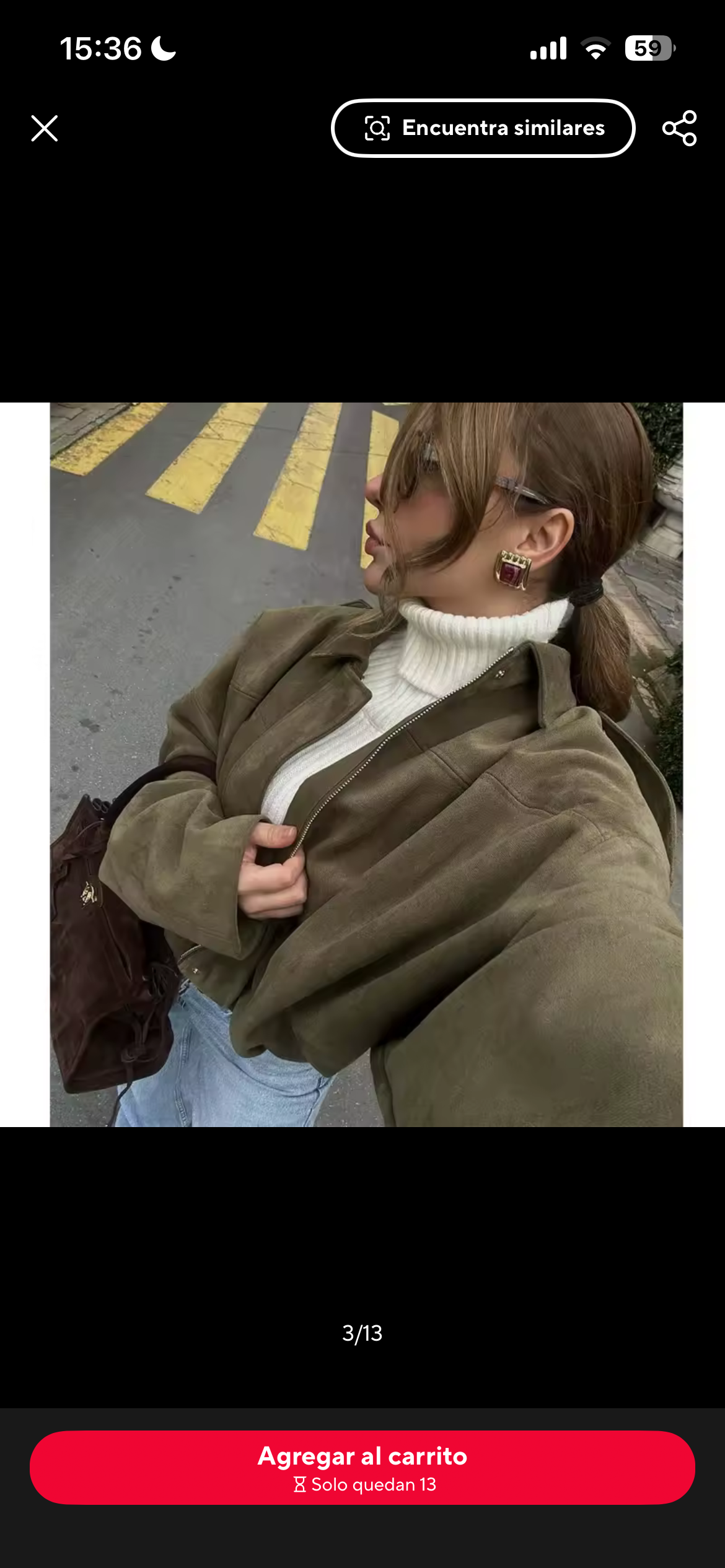 Chaqueta Zahara | Ante efecto piel