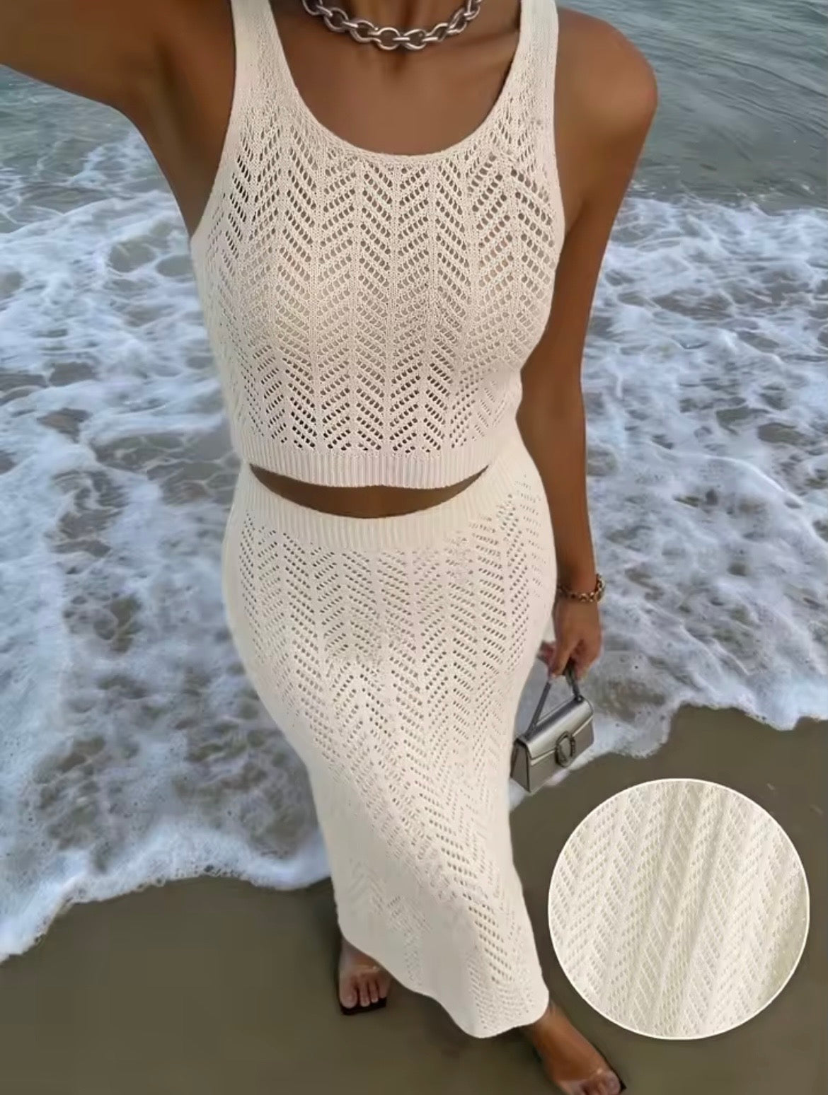 Conjunto Vera | Crochet Blanco